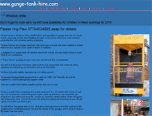 Tablet Screenshot of gunge-tank-hire.com